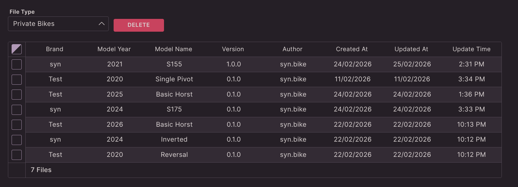 File Management | syn.bike docs